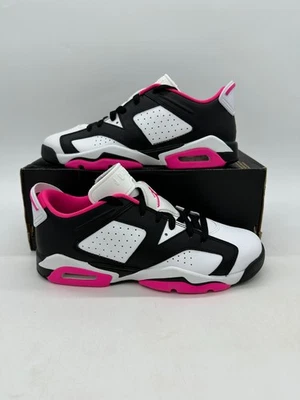 Air Jordan 6 Retro Low Women's size 7.5 Youth size 6 Pink White Shoes 768878 061 - Image 1 of 4
