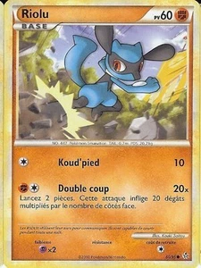 Carte POKEMON " RIOLU " Déchaînement 60PV 60/95 VF - Imagen 1 de 1