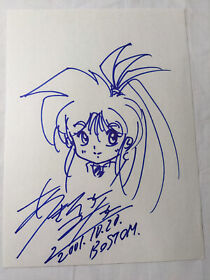 Galaxy Fraulein Yuna Mika Akitaka Original Sketch Drawing