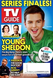 COLLECTIBLE TV GUIDE - YOUNG SHELDON FINALE-STATION 19-NCIS-THE GOOD DR MAY 2024 - Picture 1 of 1