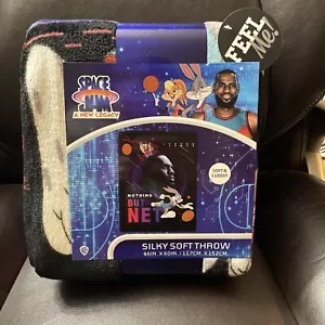 Space Jam 2 Nothing But Net Coperta 46""x60"" Seta touchscreen - Foto 1 di 3