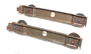 1969 1970 Mustang Mach 1 Boss Shelby ORIG FASTBACK TRUNK DECK LID HINGE BRACKETS - Picture 1 of 4