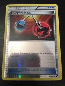 Energy Retrieval - Black & White 92/114 (Reverse Holo) Pokemon Karte - Bild 1 von 9