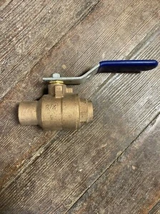 NIBCO 3/4" BALL VALVE 150 SWP 600 CWP MSS SP-10 GAR1211-Z6 - Picture 1 of 5