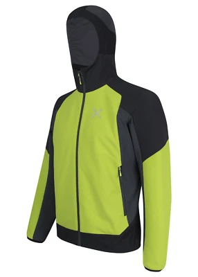 Montura Premium Wind Hoody Jacket men - col.4793(Verde lime/Piombo) - Immagine 1 di 4