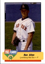 1994 Lynchburg Red Sox Fleer/ProCards #1883 Ron Allen Plant City Florida FL Card
