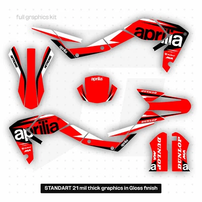 Kit de gráficos para calcomanías Aprilia SXV 450 2006 2007 2008 2009 2010 2011 2012 2013 Foto 1 de 4