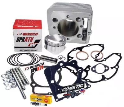 Honda TRX 400EX XR400R 87mm Big Bore Kit +2mm Cylinder 416cc Top End Rebuild Kit - Image 1 of 4