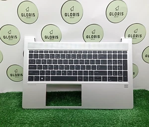 New Genuine HP ProBook 650 G8 Palmrest US-INTL Backlit Keyboard M49545-B31 - Afbeelding 1 van 8