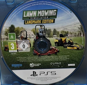 Lawn Mowing Simulator : Landmark Edition (PS5 Game) Mint Condition - No Case - Picture 1 of 1