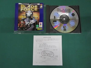 3DO Real -- Blade Force -- included caution sheet. JAPAN GAME. Panasonic. 41437 - Picture 1 of 10