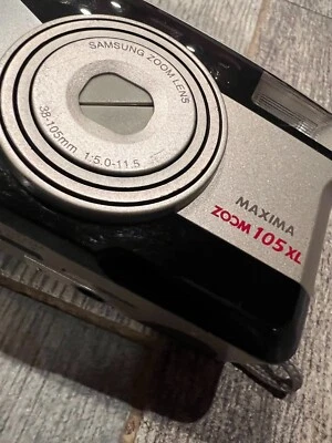 Пленочная камера Samsung Maxima Zoom Lens 105XL 35 мм Point And Shoot UnTeStEd 38-105 - Изображение 1 из 4