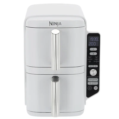 Ninja SL400EUWH Doppel XL Heißluftfritteuse weiß