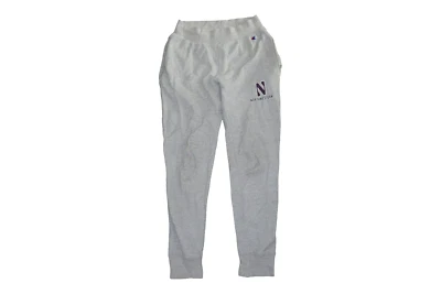 Pantalones deportivos vintage Champion tejido inverso Northwestern Wildcats NCAA grises para hombre M Foto 1 de 4