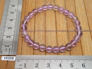 Bracelet AMETRINE pierre naturelle de Brésil qualité A perle 6mm lithotherapie - Picture 1 of 1