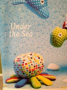 Ellie Mae Design Sewing Pattern 0140 Under the Sea Dolphin Turtle Toy Uncut - Picture 1 of 5