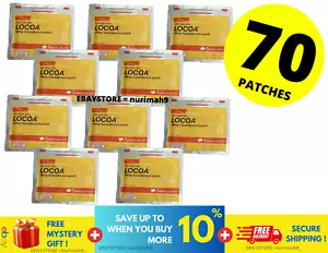 10 Pack (70 Patches) LOCOA 40mg Transdermal Joint Pain Relief - Picture 1 of 8