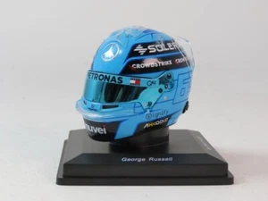 Spark Helmet #63 George Russell Mercedes Abu Dhabi GP 2024 1/5 5HF182 - Foto 1 di 5