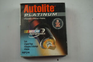 Autolite Spark Plug Platinum AP24 Pack Of 4 NOS