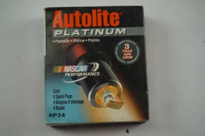 Bujía Autolite Platinum AP24 paquete de 4 NOS Foto 1 de 4