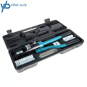 16 Mt Cable hidráulico Terminal Crimper Batería Cable Garra Herramienta de engarce con 13 troqueles - Imagen 1 de 10