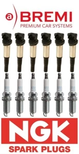 Six Bremi Ignition Coils w/NGK Spark Plugs BMW OE #'s: 12138616153 / 12122158253 - Bild 1 von 4