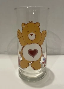 CARE BEAR GLASS TENDERHEART BEAR From Pizza Hut 1983 - Picture 1 of 6