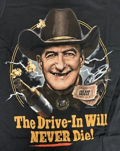 Fright Rags Joe Bob Briggs Drive-In (Damen SM) T-Shirt - Brandneu - Bild 1 von 3