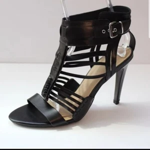 ZARA NE WOMAN SANDALETTEN MIT KNÖCHELSCHNALLE SCHWARZ 36-41 Ref. 3620/201 - Bild 1 von 3