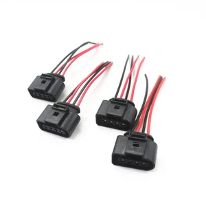 4x Zündspule Stecker Kabel Reparatursatz Für VW Seat AUDI Skoda VAG 1J0 973 724 - Bild 1 von 12