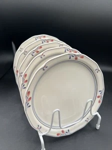 Set Of 5-NORITAKE COPPER BUD 6-7/8" VTG Bread & Butter-SIDE-DESSERT PLATES - Picture 1 of 11