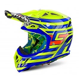 AIROH AVIATOR 2.2 HELMET CAIROLI QATAR FLUO YELLOW MOTOCROSS MX NEW ENDURO CHEAP - Image 1 of 3
