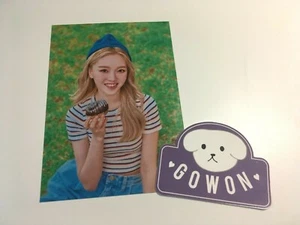 Go Won Offizielle Postkarte + Sticker Loona 2020 Sommerpaket Loona Island - Bild 1 von 1