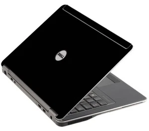 BLACK Vinyl Lid Skin Cover Decal fits Dell Latitude E6440 Laptop - Picture 1 of 1