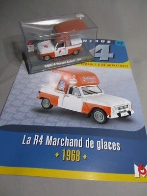 DV8454 M6 PRESSE RENAULT 4 MARCHAND DE GLACES 1968 + FASCICULE N°17 - Photo 1/4