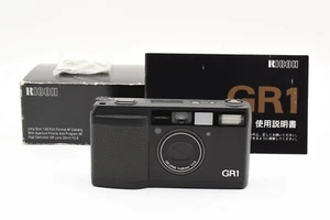 Read[Near Mint In Box] Ricoh GR1 Black Point & Shoot 35mm Film Camera From JAPAN - Picture 1 of 18