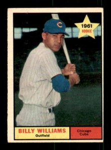 1961 Topps #141 Billy Williams VGEX RC Rookie Cubs 535353