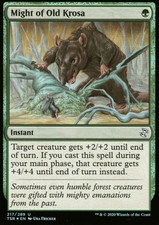 Might of old krosa Foil | NM | Time Spiral Remastered | Magic MTG