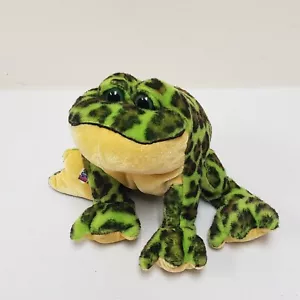 Ganz Webkinz Bullfrog Green Frog No Code Stuffed Animal Plush - Picture 1 of 7