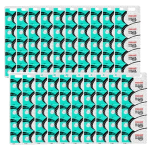 Maxell 384 SR41SW 1.55V Silver Oxide Watch Battery (100 Batteries) EXP 2023 - Picture 1 of 6