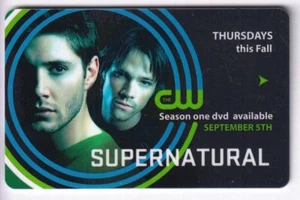 CARTE / CARD HOTEL CLE KEY .. USA THE CW CHANNEL TV SUPERNATURAL MAGNETIQUE - Imagen 1 de 2