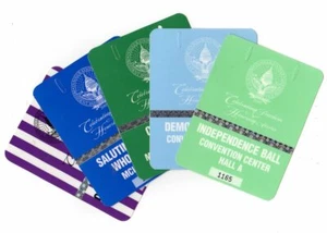 2005 George Bush Einweihung Anmeldeinformationen Abzeichen Set von 5 Veranstaltungen - Bild 1 von 1