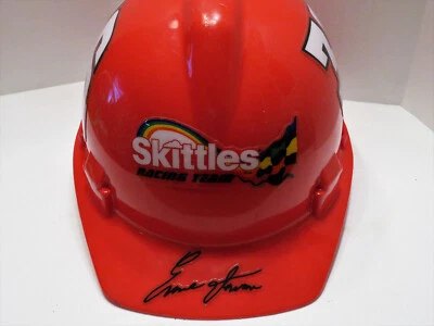 Sombrero duro Skittles Racing Team Ernie Irvan rojo ajustable 1997 Willson Foto 1 de 4