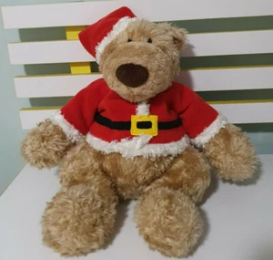 Pottery Barn Kids Gund Christmas Holiday Santa Clancy Teddy Bear Plush 40CM - Picture 1 of 3