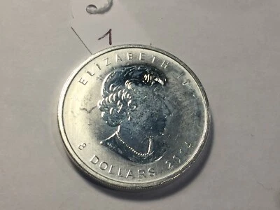 Moneta Canada 1 1/2 Once Argento Puro 8 Dollari 2014 (93-29) - Immagine 1 di 2