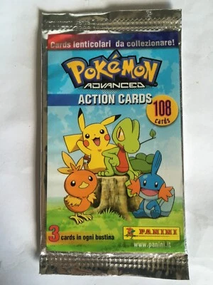 BOOSTER PACK ACTION CARDS LENTICULARI ADVANCED POKEMON PANINI TOPPS 2004 - Photo 1/2