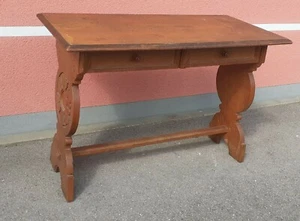 Beistelltisch Eiche um 1880 altdeutsch Klassizismus Historismus TRAUM !!! - Bild 1 von 4