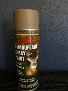 Majic Paints Camouflage Spray 12 Ounce - Oil Based-Flat-Desert Tan - Picture 1 of 2