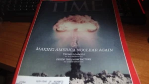 TIME Magazine Feb 12 2018 Making America Nuclear Again Trump's Gamble Doom D'oh! - Imagen 1 de 1