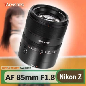 7artisans 85mm F1.8 Auto Focus STM Full Frame Portrait Lens for Nikon Z-Mount - Picture 1 of 10